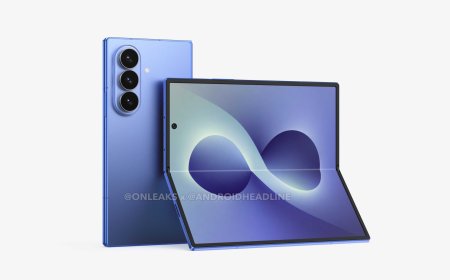 The Samsung Galaxy Z Fold 8 Ultra foldable smartphone highlights improved crease reduction engineering.