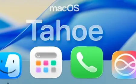 The macOS Tahoe desktop interface displays system settings alongside open application windows.