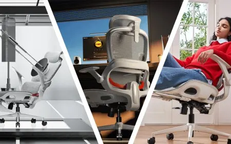 The Sihoo B100 mesh office chair features a breathable backrest and an adjustable recline mechanism.