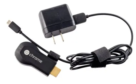 First-generation Chromecast media streaming device