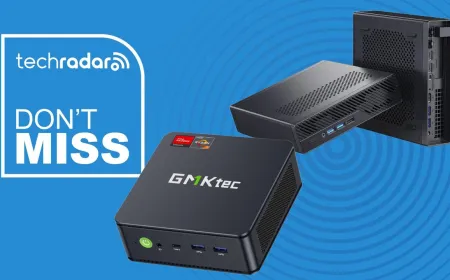 Compact AMD Ryzen 7 mini PCs from GMKtec and Minisforum are available for under five hundred dollars.