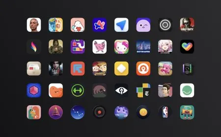 Graphic displaying the 2024 Apple Design Award finalists and their application icons