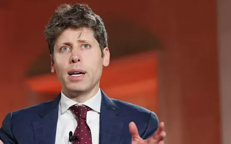 Sam Altman speaking at the Commonwealth Bank of Australia conference in Sydney