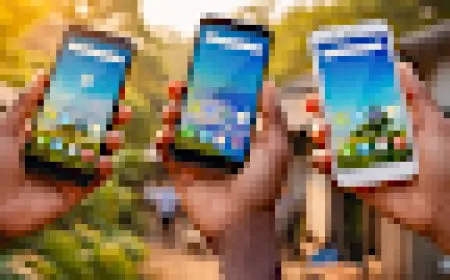 Affordable smartphones enable mobile connectivity for unconnected residents across African markets.