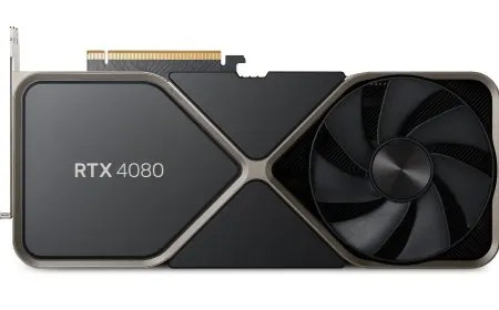 Nvidia GeForce RTX 4080 graphics card featuring AD103 silicon architecture.