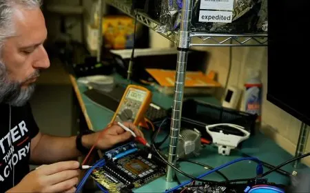 A damaged graphics circuit board displays a destroyed surface-mount resistor pad following a failed soldering attempt.