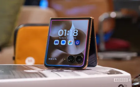Motorola smartphone screen showing the Amazon Shopping app interface
