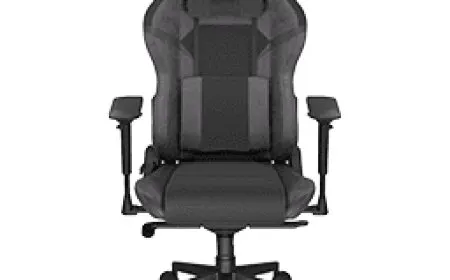 The Endorfy Scrim gaming chair features adjustable armrests and a breathable mesh backrest.