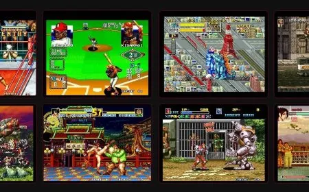 The NEOGEO Arcade 4 cartridge for the Evercade system contains eight classic arcade titles.