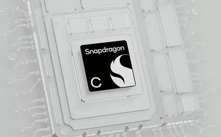 Qualcomm Snapdragon C processor chip designed for affordable ARM-based laptops.