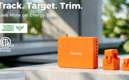 A smart home energy monitor displays real-time power usage across multiple electrical circuits.