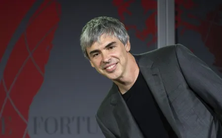 Google co-founder Larry Page discusses the importance of setting ambitious goals during a public presentation.