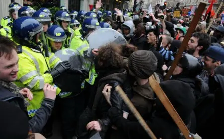Survey data from King's College London shows UK public anxiety over AI job losses and civil unrest risks.