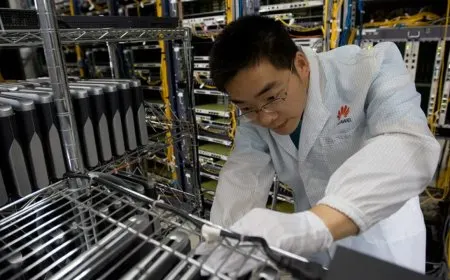 LineShine CPU-only supercomputer rack featuring LX2 processor modules designed to bypass GPU restrictions.