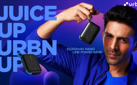 The Urbn Nanolink power bank features a permanently attached Type-C cable and a 10,000mAh battery capacity.