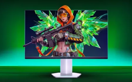 A 24.5-inch TCL 300Hz 1080p gaming monitor displays a fast-paced esports title.