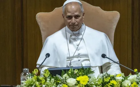 Pope Leo XIV presents ethical guidelines for artificial intelligence governance and human dignity.