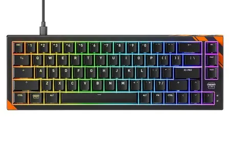 Cherry XTRFY K5 Pro TMR compact keyboard with tunnel magnetoresistance and customizable magnetic switches.