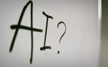 Traditional web content gradually fades into algorithmic search interfaces.
