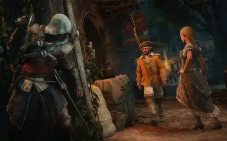 Actor Matt Ryan wears a modern motion capture suit during filming for Assassin's Creed Black Flag Resynced.