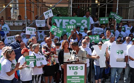 Massachusetts Uber and Lyft drivers form the first formally certified ride-share workers union in the country.