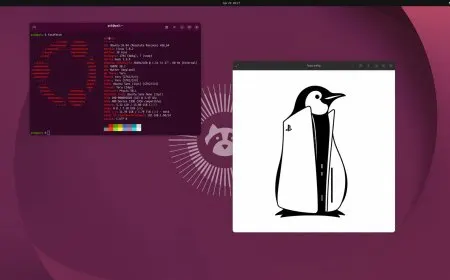A PlayStation 5 console runs a custom Linux operating system for homebrew development.