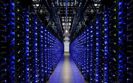 LineShine supercomputer hardware layout showing custom Armv9 processors and chip configuration.