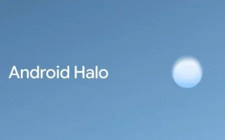 The mobile status bar displays real-time AI agent activity tracking for the Android Halo feature.