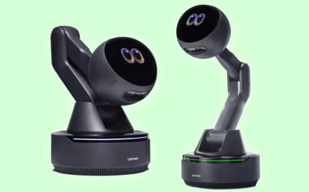 MWC 2026: Lenovo showcases big-eyed AI workmate that projects and turns scanned documents into ppt