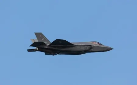 F-35 stealth fighter aircraft delivered to Poland as part of NATO defense cooperation.