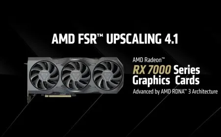 AMD FSR 4.1 upscaling technology extending AI frame generation support to legacy Radeon graphics cards.