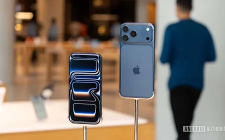 iPhone 17 Pro Max devices record live MLS match footage for a smartphone-only broadcast.