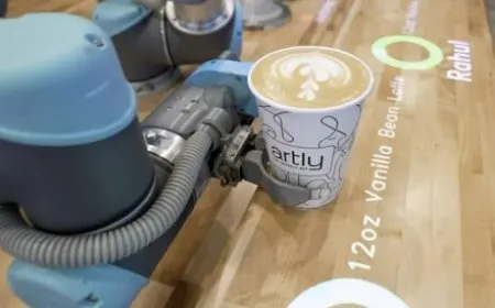 A robotic system brews coffee using motion capture and computer vision to replicate professional barista techniques.