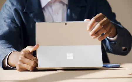 New Microsoft Surface for Business laptops and 2-in-1 devices featuring Panther Lake processors.