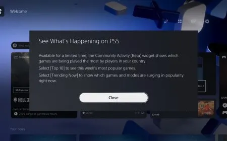 PlayStation 5 public player count widget interface screenshot