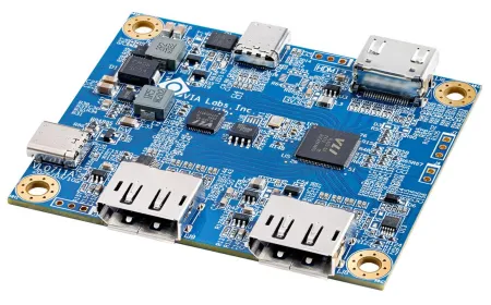 VIA Labs VL610 and VL610D hub controllers support multi-display USB-C docking and power management.