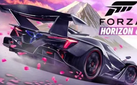 Promotional graphic for Nvidia GeForce Now featuring Forza Horizon 6 and Zero Parades