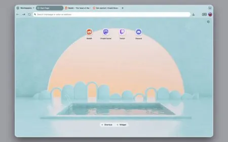 Vivaldi 8 browser window displaying the unified interface redesign