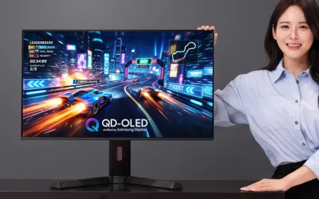The Samsung Display 360Hz 4K QD-OLED panel features a revised V stripe pixel layout and dual mode refresh rate support.