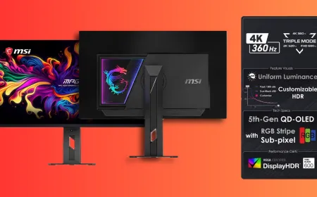 MSI Unveils Triple-Mode 32-Inch OLED Gaming Monitor