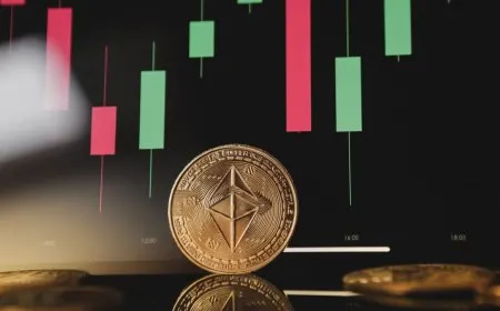 A graphic illustrates a South Korean funeral firm losing 33 million dollars to a leveraged cryptocurrency ETF.
