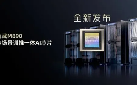 Alibaba displays the Zhenwu M890 accelerator and Panjiu AL128 server architecture while noting domestic production limits.