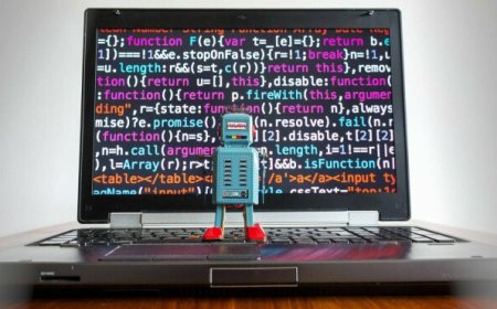 Conceptual graphic illustrating artificial intelligence integration in open source software development