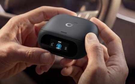 Soundcore's Liberty 5 Pro Max packs a touchscreen smart case and an AI note-taker for $230