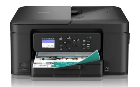 The Brother Work Smart 1360 compact wireless printer is displayed on a clean surface.