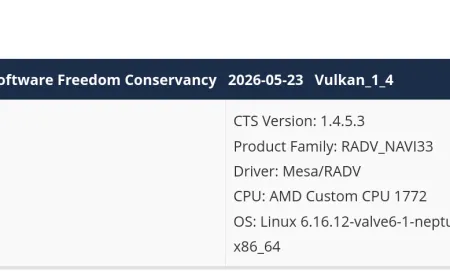 The Valve Steam Machine Vulkan compliance database entry confirms AMD Navi 3 support and Vulkan 1.4 certification.