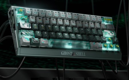 Iqunix EV63 Ghost in the Shell Editions Merge Hall Effect Tech with Anime Aesthetics