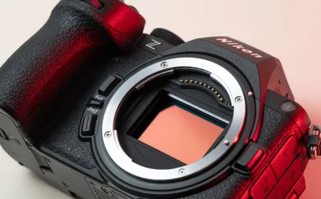 The Nikon Z5 II full-frame mirrorless camera rests on a neutral display surface.