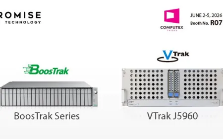 Promise Technology showcases AI storage solutions at Computex 2026 for sustainable enterprise data centers.