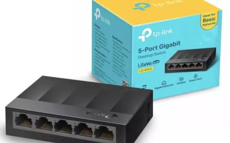 TP-Link's tiny 5-port Gigabit switch drops to just $9